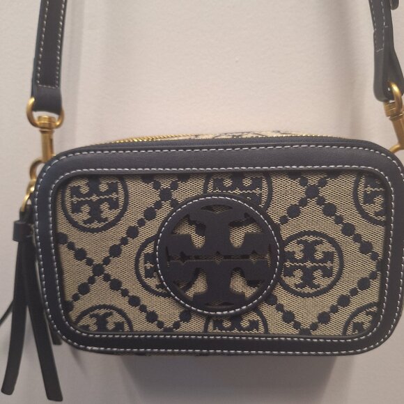 Tory Burch Miller T Monogram Mini Crossbody - Picture 1 of 6